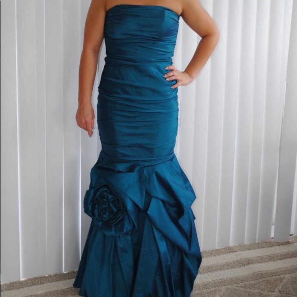 Teal Prom Dress
